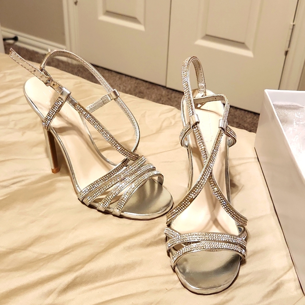 Crystal Heel Sandal